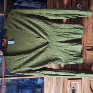 American apparel low V neck top